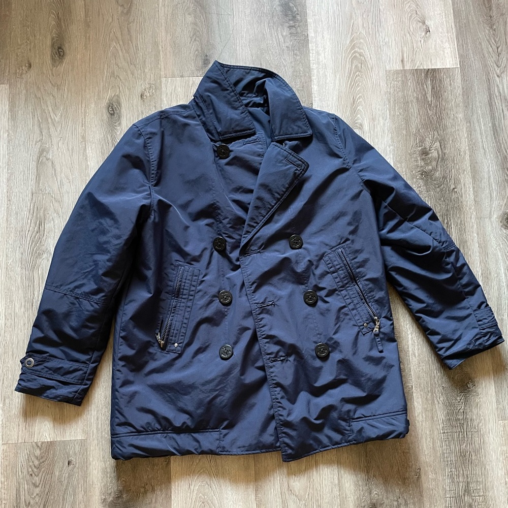 Lands End Mens Squall Navy Peacoat